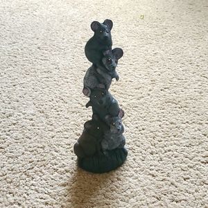 Stack of 5 ceramic  mice